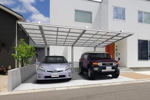 三協アルミ ダブルフェース 2台用 アルミ形材